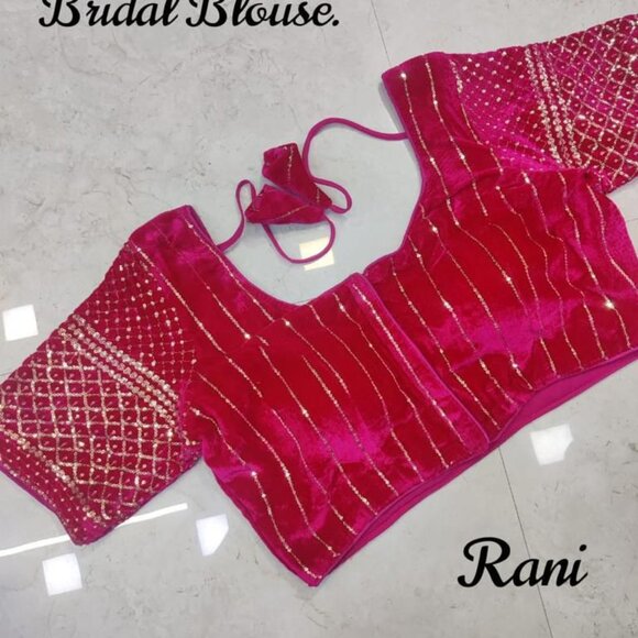 VELVET BLOUSE - Picture 12 of 16